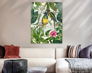 Exotic Birds In Tropical Paradise by Andrea Haase