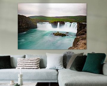 Godafoss Waterfall Iceland sur Luuk Holtrop