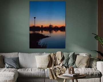 Molen Welsum over de IJssel von Foto Arend-Jan