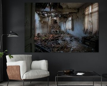 Afgebrande kamer van Ivana Luijten