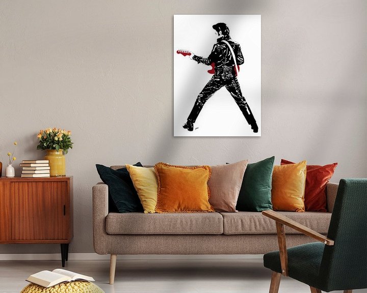 Beispiel: Leather Elvis von Jarod Art