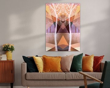 TREES INTO GEOMETRIC WOLRD NO3-1 by Pia Schneider