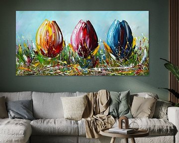 Tulipes sur Gena Theheartofart