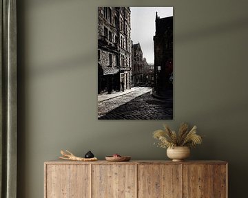 De straten van Edinburgh by Lisa McCague