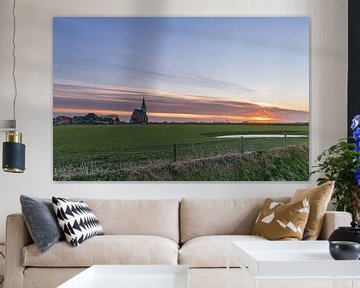 Den Hoorn Texel Zonsondergang von Texel360Fotografie Richard Heerschap