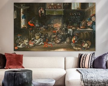 Apen in de keuken, Frans Francken (II)