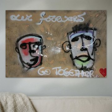 Nos fronts vont ensemble sur Toekie -Art