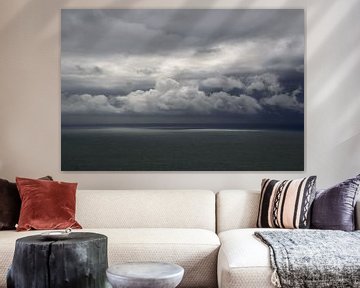 Capel-le-Ferne UK, zee en wolken von Ton Reijnaerdts