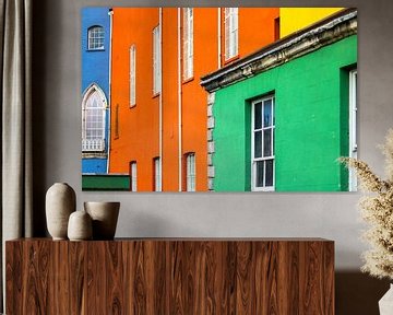 Kleurrijk deel in Dublin, Ierland van Joran Huisman