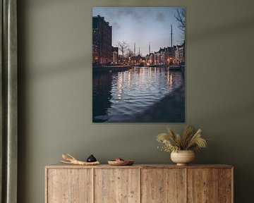Hoge der A, Lage der A, pakhuizen, grachtenpanden, Groningen van Harmen van der Vaart