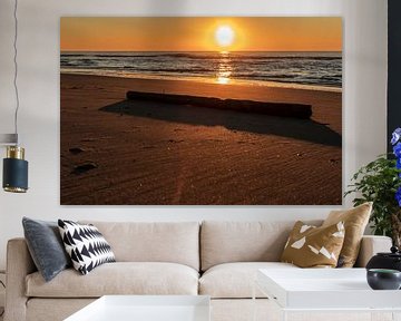 sunset at callantsoog by Paul Veen