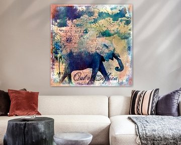 The Elephants Journey van Andrea Haase