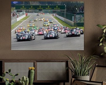 La course FIA WEC commence à Spa Francorchamps avec Porsche en pole position sur Sjoerd van der Wal Photographie