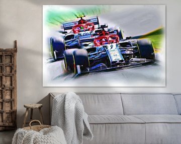 Räikkönen vs. Giovinazzi 2019 van DeVerviers
