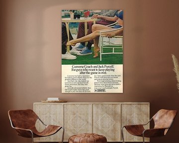 Vintage advertentie CONVERSE 1973 van Jaap Ros