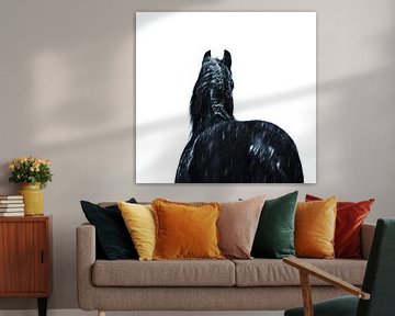 The friesian horse... van Albertha  de Vries