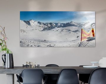 panorama snow landscape - tyrol by Erik van 't Hof