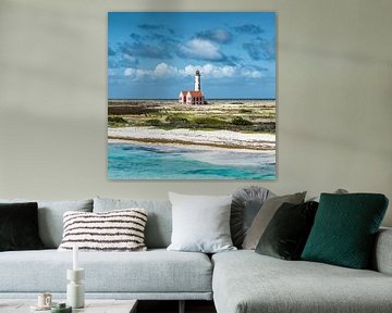Leuchtturm Klein Curacao von Keesnan Dogger Fotografie