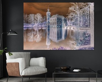 Bouvigne Castle in Breda (negative print) by Art by Jeronimo