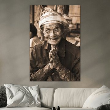 Thailändischer Reisbauer von Peter Zendman