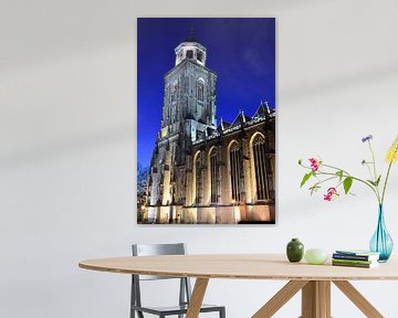 Toren van de Grote Kerk van Deventer van Gerard de Zwaan