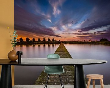 Jetty Blue City by Arjan Battjes