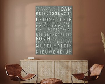 Amsterdam, bekende straten en pleinen van Maarten Knops