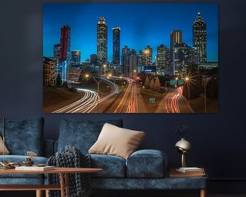 Skyline von Atlanta von Kees Jan Lok