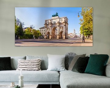 Victory Gate in Munich by Werner Dieterich