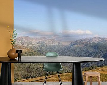 Bergpanorama over de Nockbergen