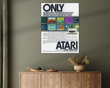 Vintage advertentie ATARI 1983 van Jaap Ros