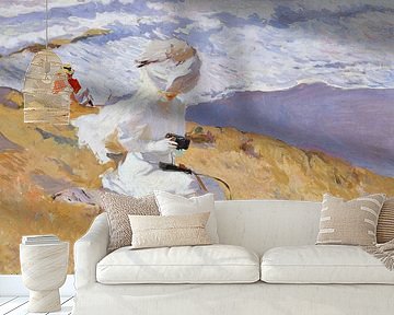 Am Strand, Joaquín Sorolla y Bastida