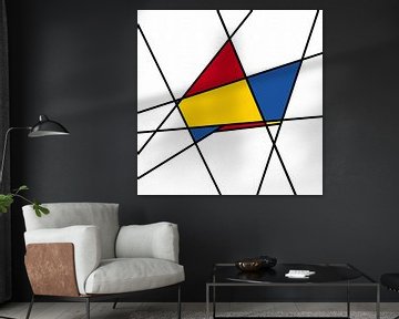 Piet Mondrian-abstrakt