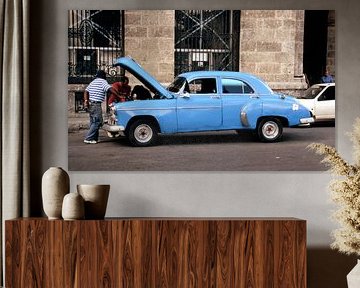 typical view in a steet of havana