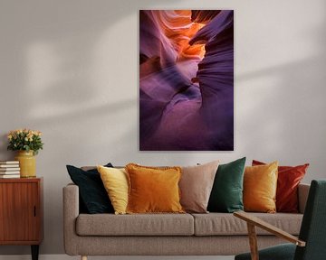 Path through Antelope Canyon sur Edwin Mooijaart