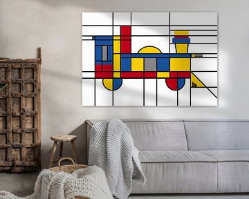 Piet Mondrian-locomotief