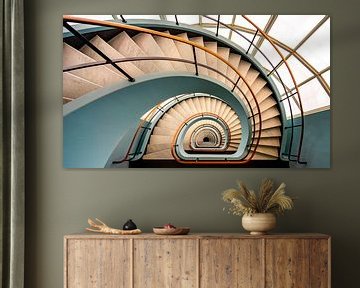 Spiral staircase van Photo Wall Decoration