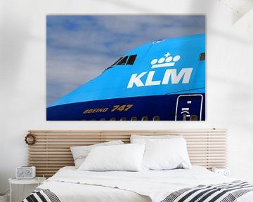 KLM Boeing 747 cockpit. by Jarretera Photos