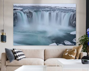 De Godafoss waterval - IJsland van Danny Budts