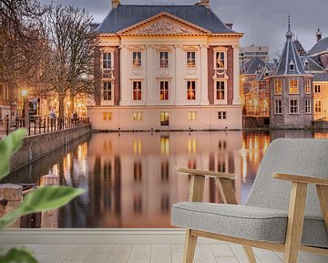 Mauritshuis Den haag bij schemering van Erik van 't Hof