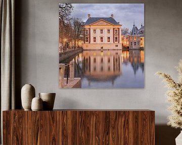 Mauritshuis the hague twilight by Erik van 't Hof