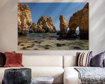 Algarve Ponta da Piedade prachtige rotsen in zee van D Meijer