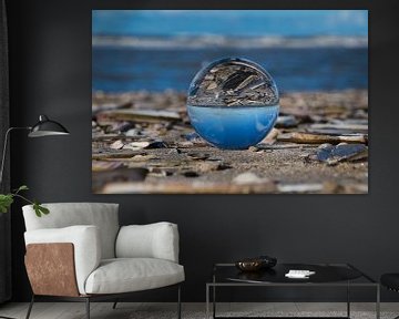 Lensbal op het strand van Zandvoort von Mike Bos