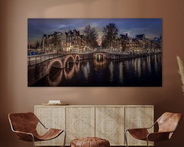 Grachten Amsterdam Panorama