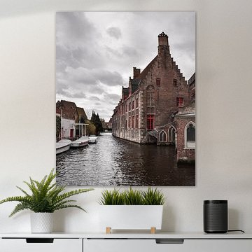 Historic building in Bruges, Belgium