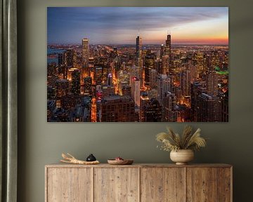 Chicago by Photo Wall Decoration