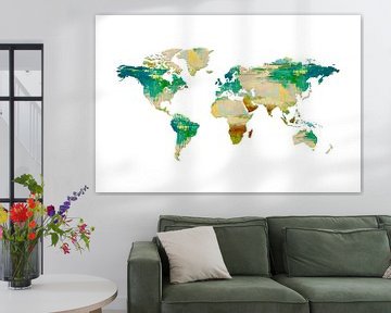 Artistic World Map I van ArtDesignWorks