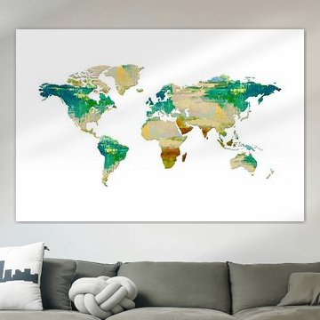 Artistic World Map I