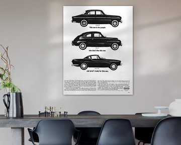 Publicity 1963 Volvo sur Jaap Ros