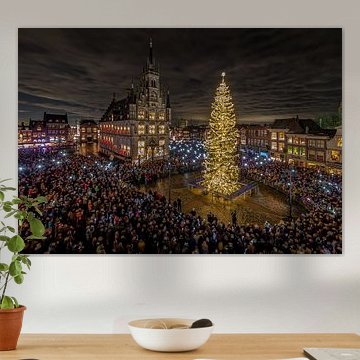 Gouda bij Kaarslicht in Nederland